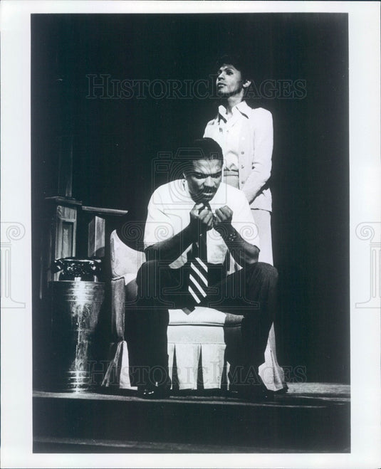 1976 American Hollywood Actors Billy Dee Williams & Judy Ann Elder Press Photo - Historic Images