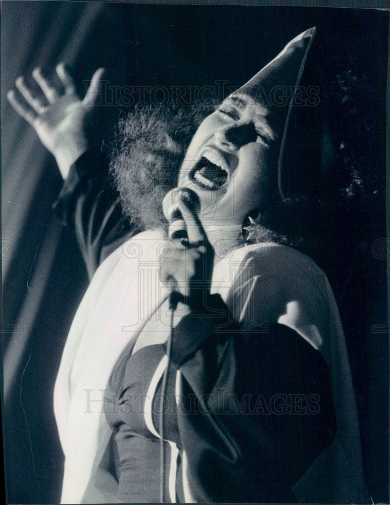 1987 Argentine Singer Amanda Miguel Press Photo - Historic Images