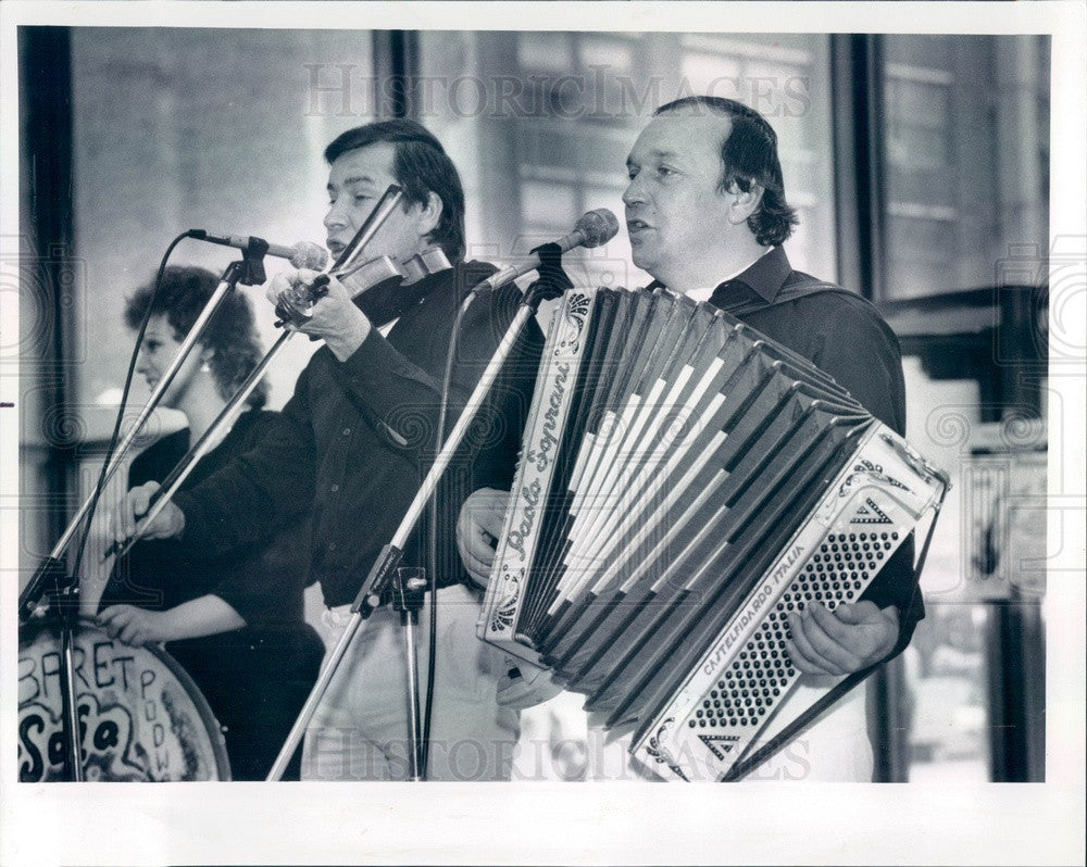 1989 Polish Band Wesola Ferajna @ Festival Polonaise in Chicago Press Photo - Historic Images