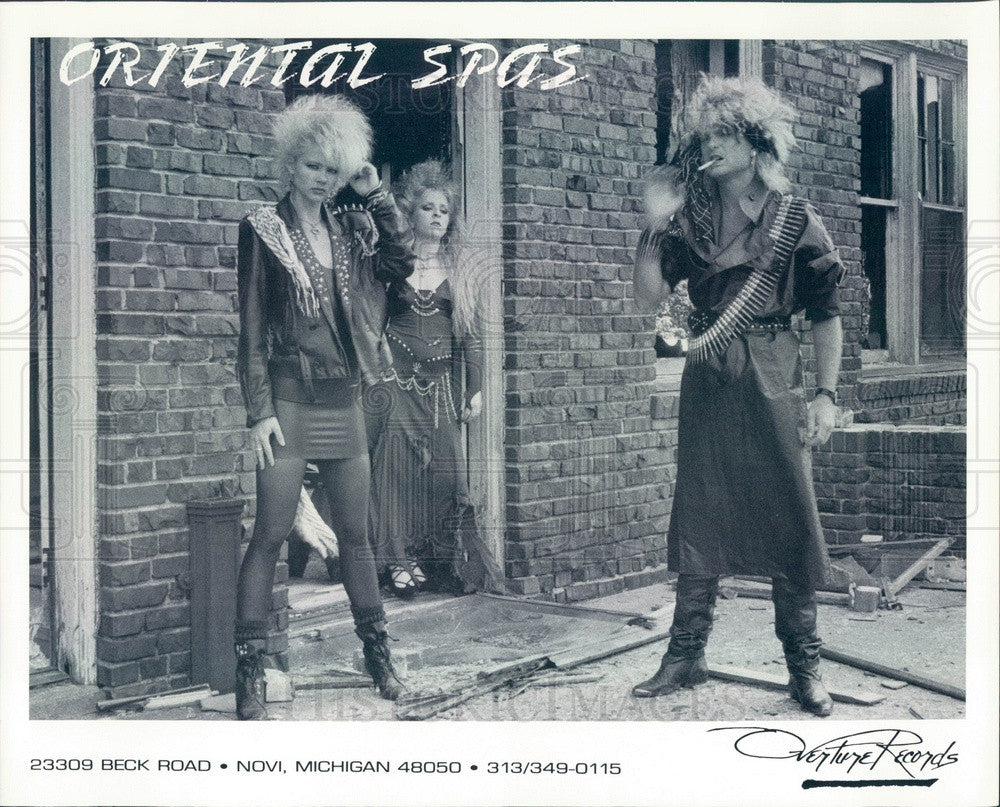 1990 Rock Band Oriental Spas Press Photo - Historic Images