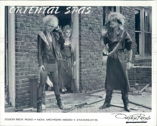 1990 Rock Band Oriental Spas Press Photo - Historic Images