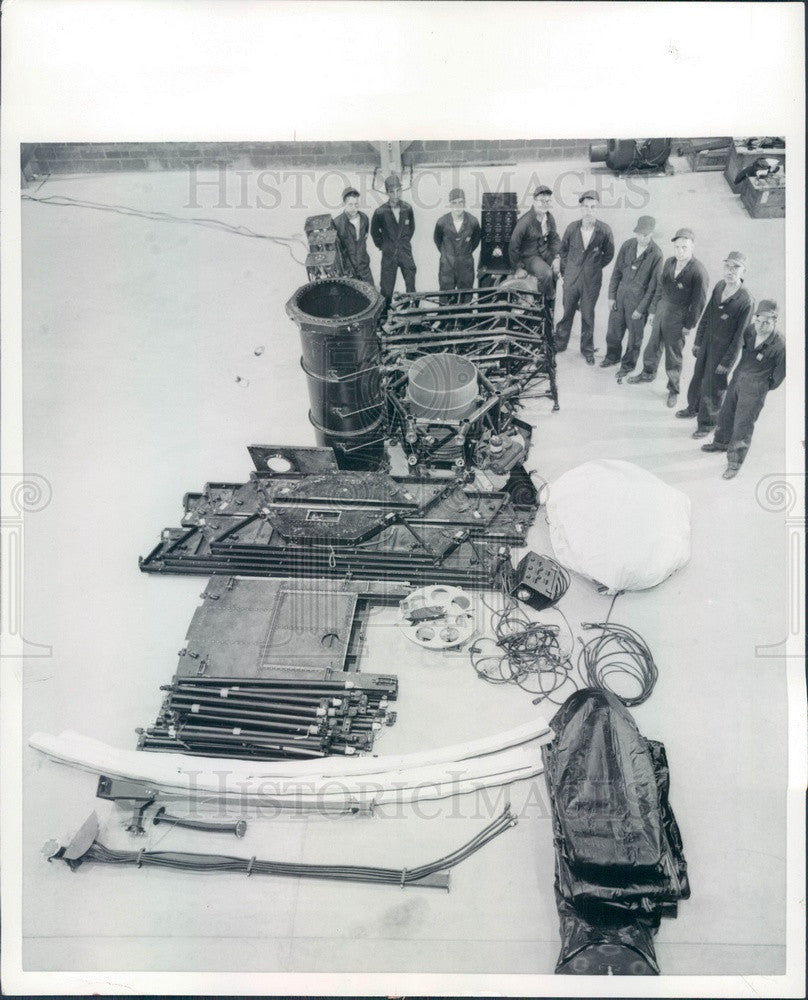 1958 Dismantled Radar Antenna Press Photo - Historic Images