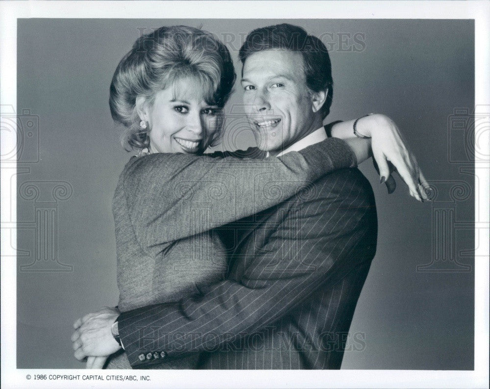 1986 Hollywood Actor Leslie Easterbrook/Michael Levin in Ryan&#39;s Hope Press Photo - Historic Images