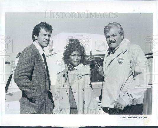 1986 Hollywood Actors Richard Gilliland/Cicely Tyson/Brian Dennehy Press Photo - Historic Images