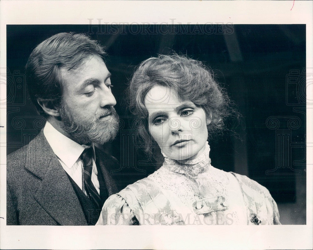 1979 Hollywood Actors Ken Jenkins &amp; Katharine Houghton Press Photo - Historic Images