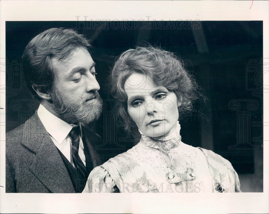 1979 Hollywood Actors Ken Jenkins & Katharine Houghton Press Photo - Historic Images