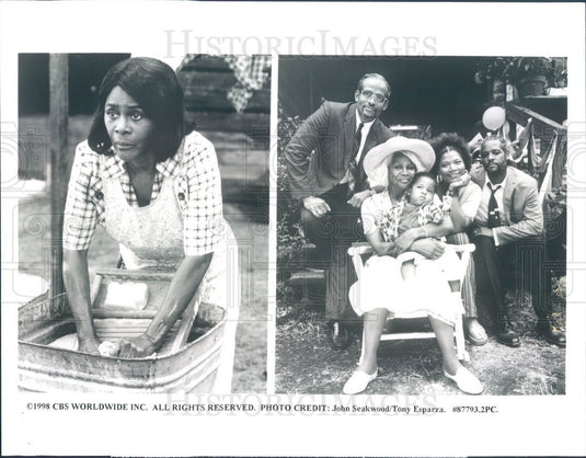 1998 Hollywood Actors Cicely Tyson in Moma Floras Family Press Photo - Historic Images