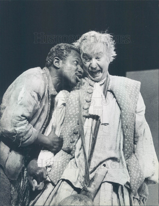 1988 British Actors Rudolph Walker & Peter Bayliss in The Tempest Press Photo - Historic Images