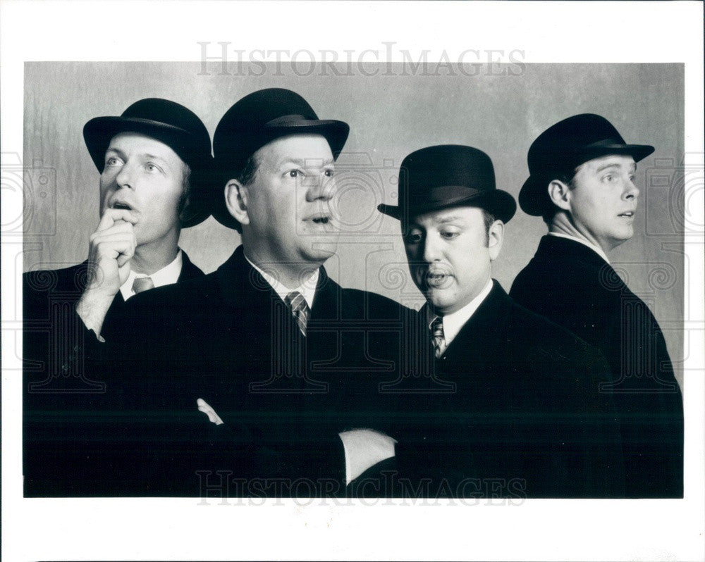 1996 Chicago Actors Larry Yando, William Brown, Harry Althaus Press Photo - Historic Images