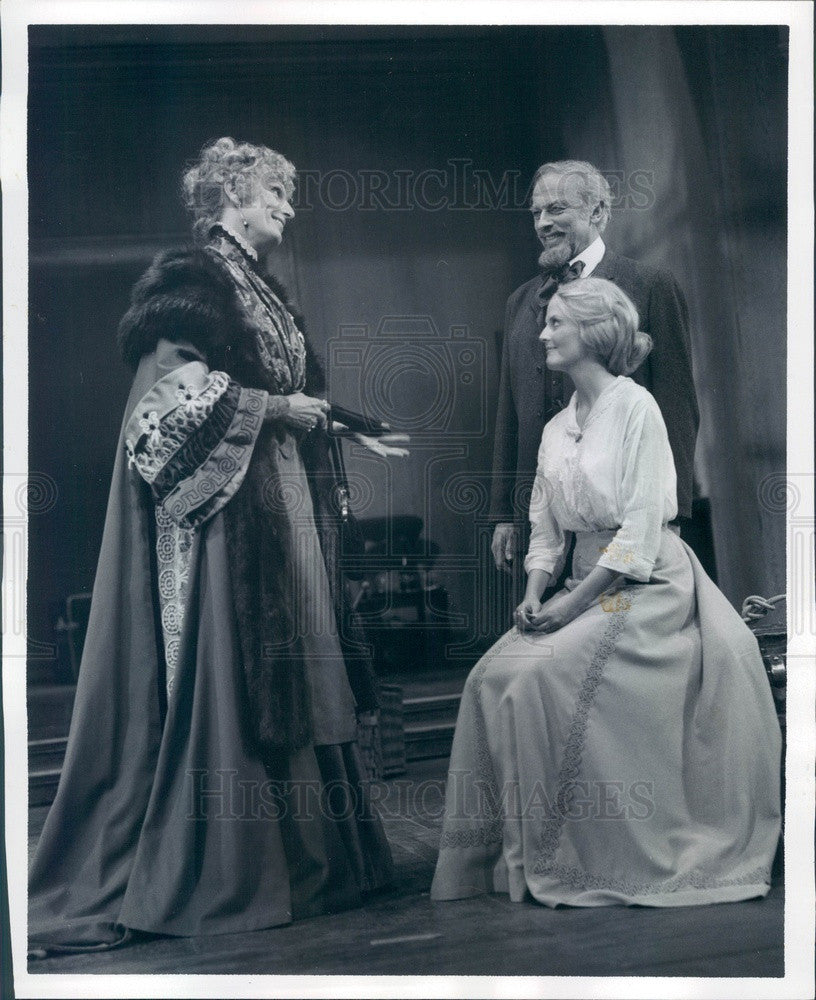 1974 Actors Nancy Marchand, Cecilia Hart, William Roerick Press Photo - Historic Images