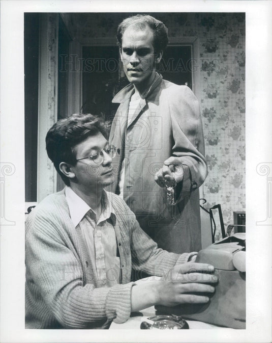 1982 Hollywood Actors John Malkovich & Jeff Perry in True West Press Photo - Historic Images