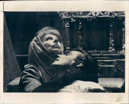 1966 Actors DeAnn Mears & Paul Shenar in Tiny Alice Press Photo - Historic Images