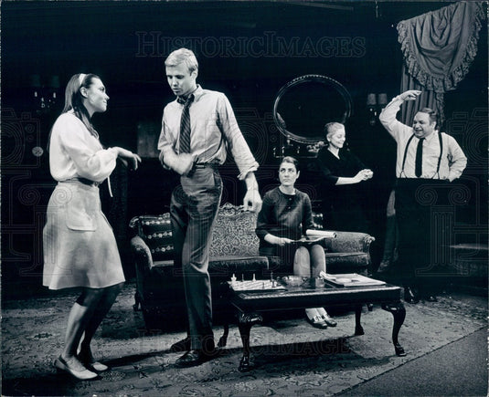 1967 Actors Jon Voight, Tyne Daley, Irene Papas, Richard Castellano Press Photo - Historic Images