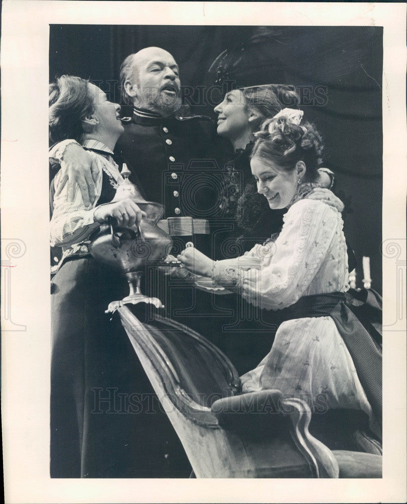 1969 Actors Michael Learned, Angela Paton, William Paterson Press Photo - Historic Images