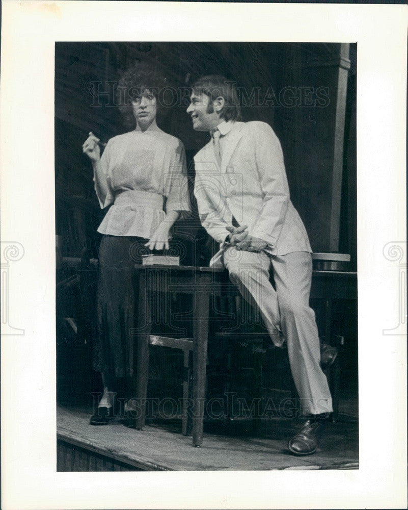 1979 Chicago Actor Frank Galati &amp; Linda Kimbrough in Travesties Press Photo - Historic Images