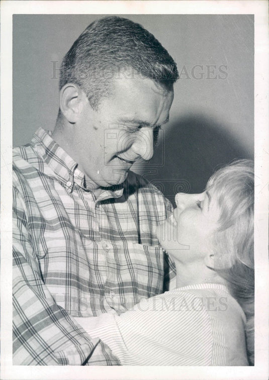 1965 Actors Dave Hoods & Edie Howard in A Thousand Clowns Press Photo - Historic Images