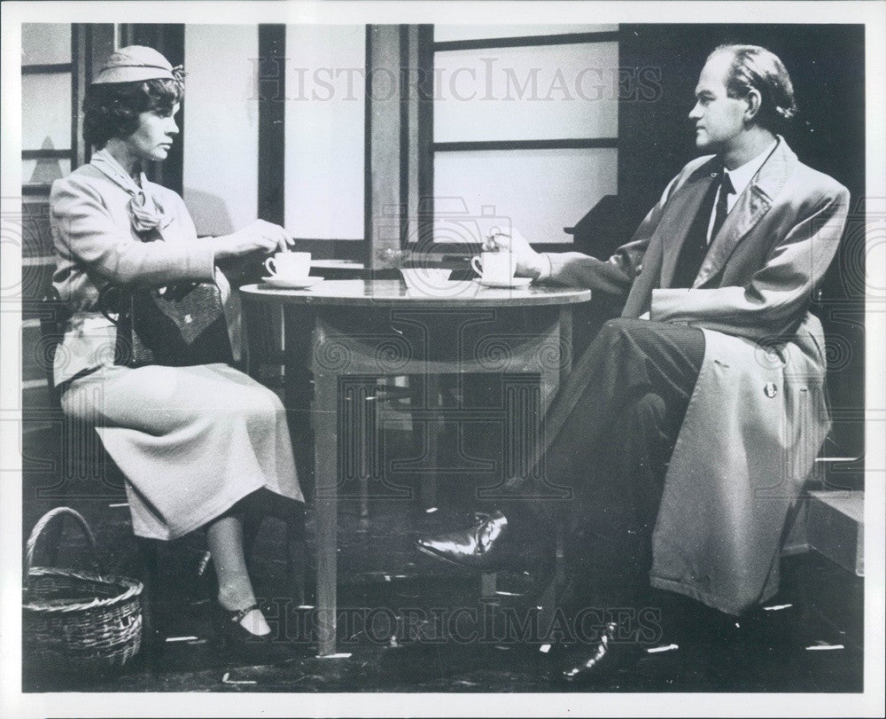 1970 British Actors Mary Miller &amp; Oliver Ford Davies in Still Life Press Photo - Historic Images