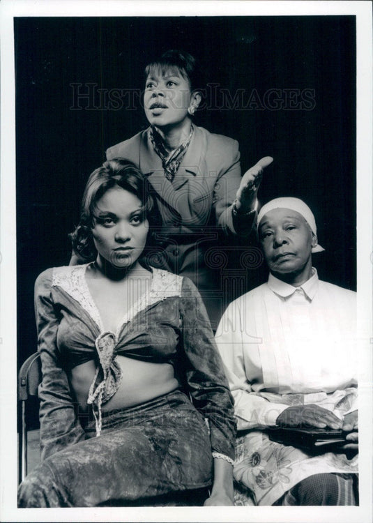 1996 Actors Jacqueline Fleming, Greta Oglesby, Juanita Wilson Press Photo - Historic Images