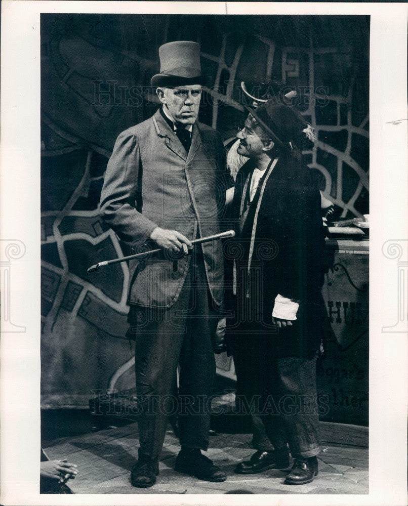 1964 Actors Thomas Heerman &amp; Franklyn Alexander Press Photo - Historic Images