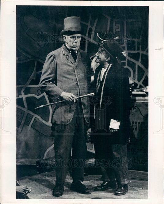 1964 Actors Thomas Heerman & Franklyn Alexander Press Photo - Historic Images