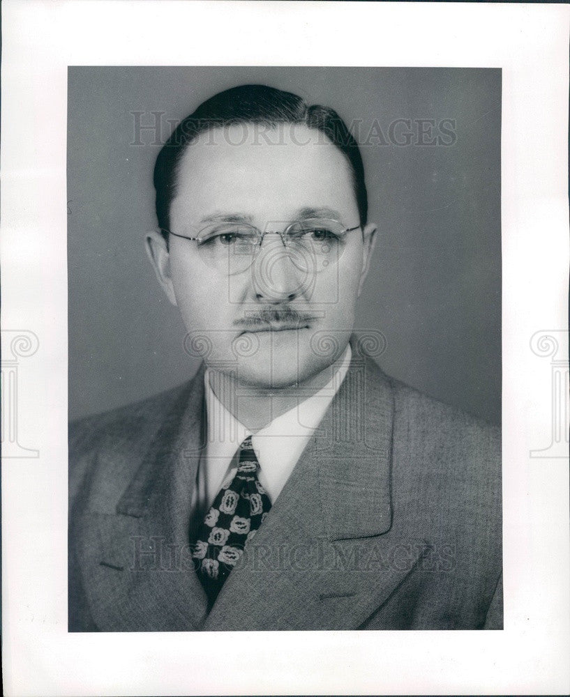 1955 Univ of Michigan Neuropsychiatric Inst Dir Dr. Raymond Waggoner Press Photo - Historic Images