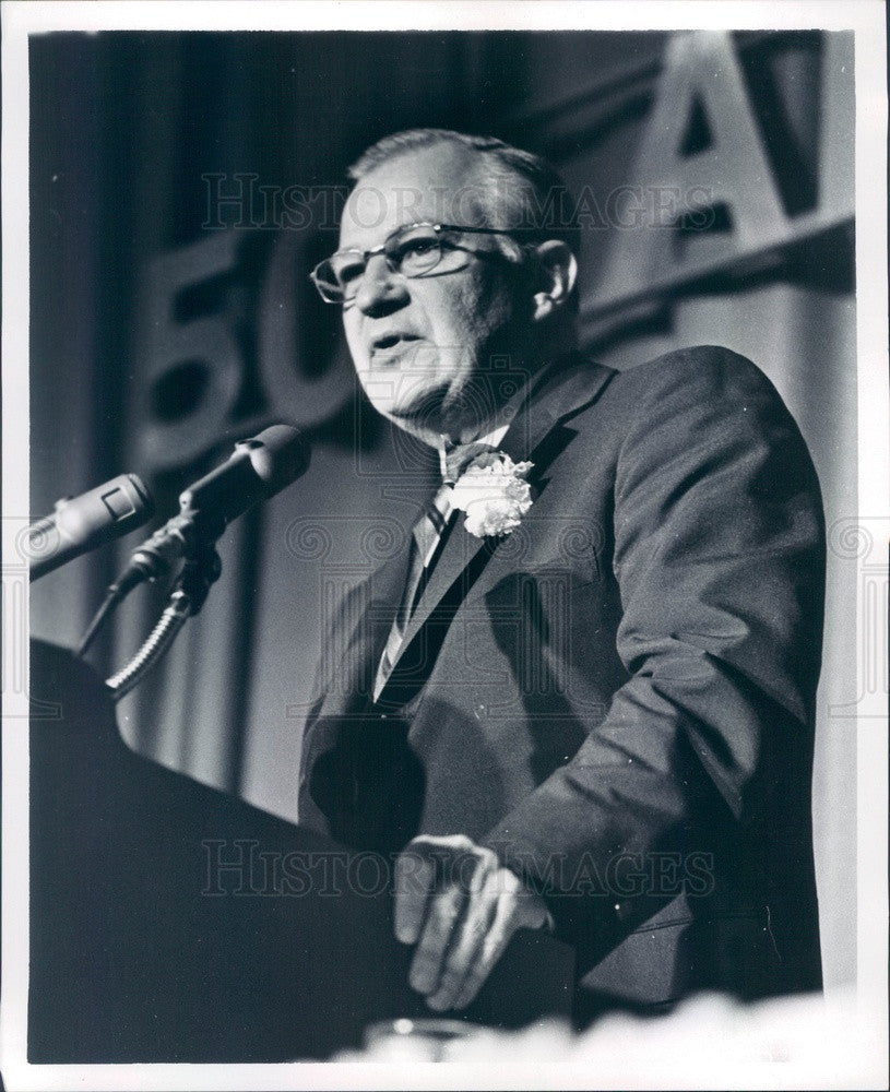 1970 Detroit, Michigan Willard Walbridge of WWJ Press Photo - Historic Images