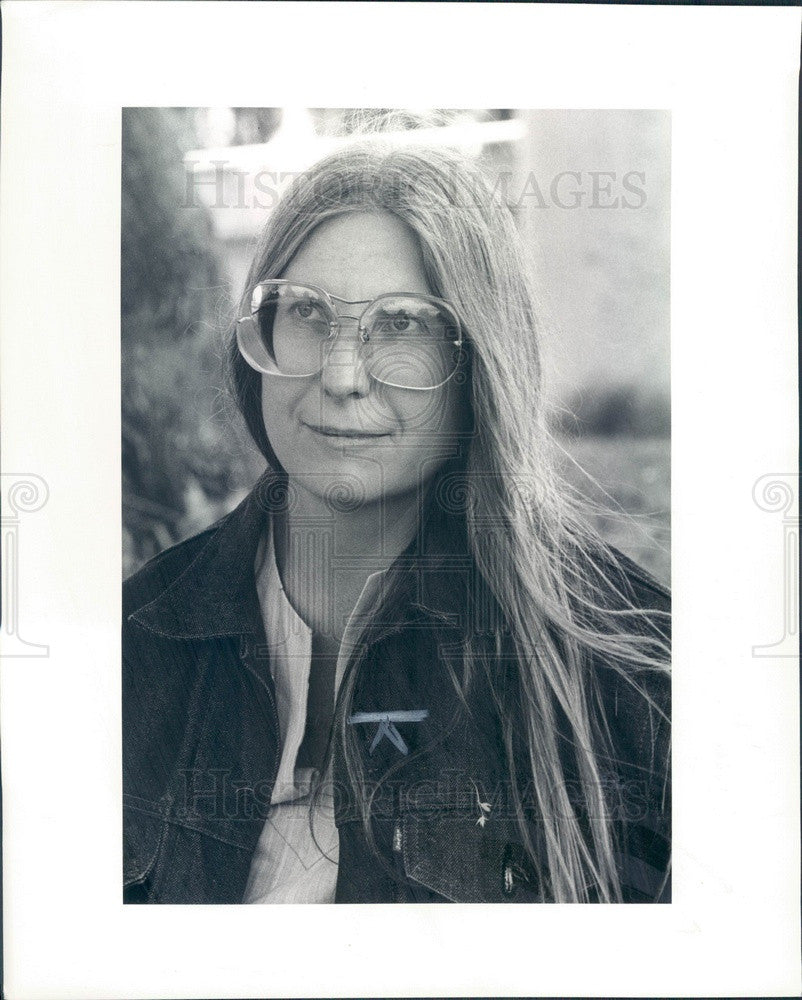 1980 American Poet Diane Wakoski Press Photo - Historic Images