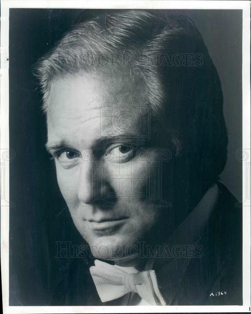 1972 New York Metropolitan Opera Baritone William Walker Press Photo - Historic Images