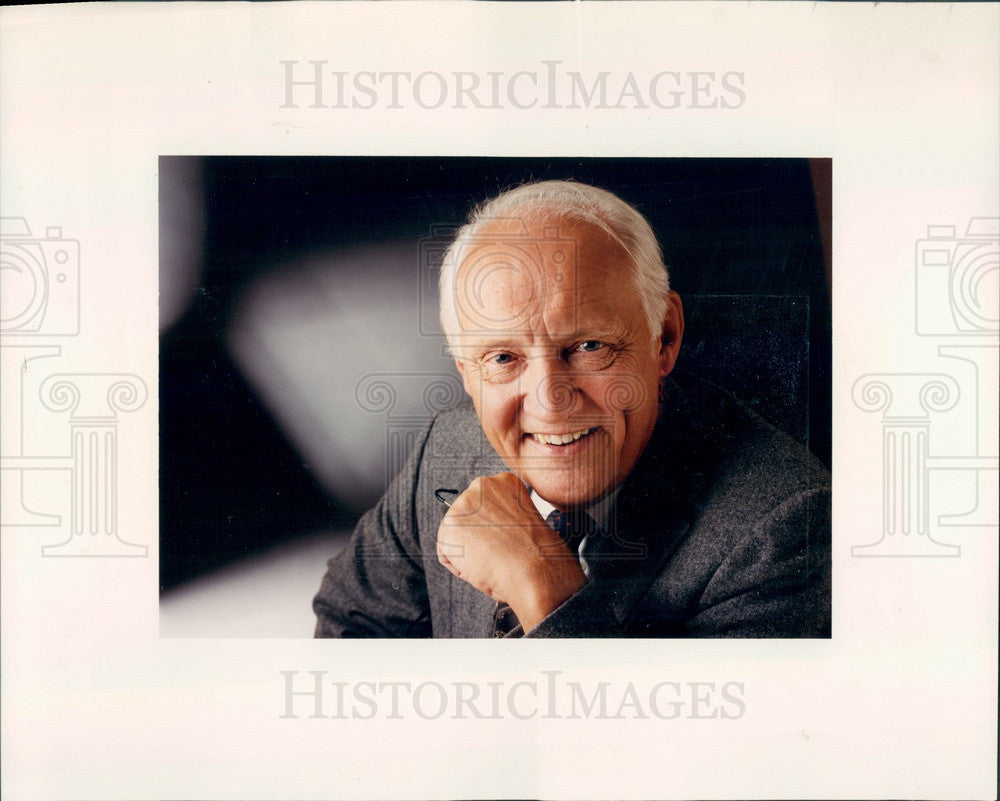 1996 Detroit News Sports Writer Pete Waldmeir Press Photo - Historic Images