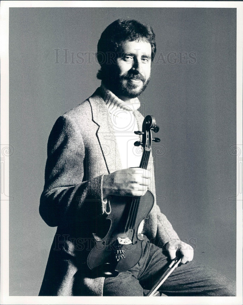 1986 Denver, Colorado Fiddler Mike Connelly Press Photo - Historic Images