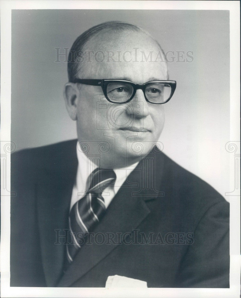 1972 RCA President & CEO Anthony Conrad Press Photo - Historic Images