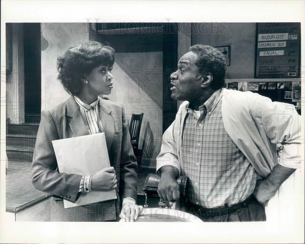 1985 Broadway Actors Douglas Turner Ward & Patty Holley Press Photo - Historic Images