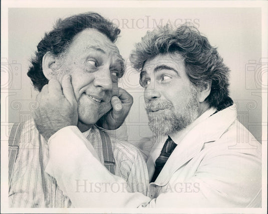 1979 Actors George Womack & Jack Ryland in Uncle Vanya Press Photo - Historic Images