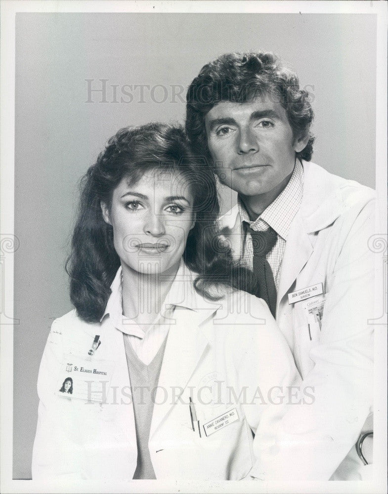 1982 Hollywood Actor David Birney/Cynthia Sikes TV Show St Elsewhere Press Photo - Historic Images