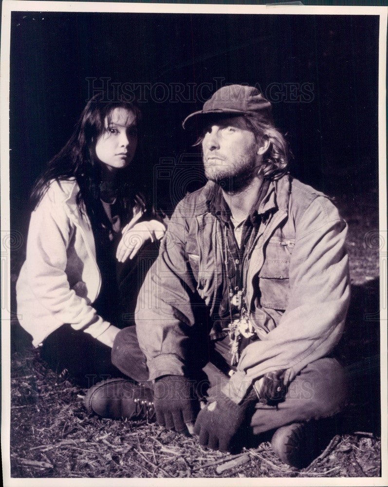 1995 Hollywood Actor Jeff Daniels/Geri Riordan in Redwood Curtain Press Photo - Historic Images