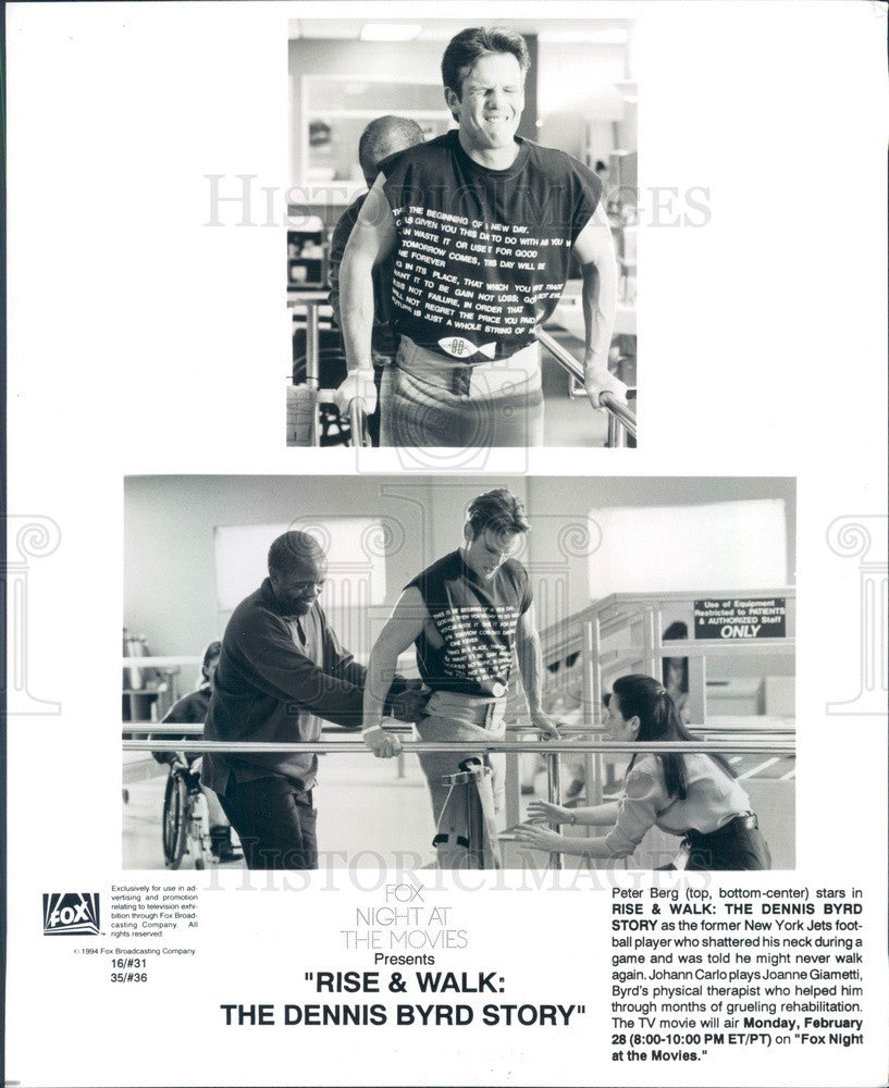 1994 Hollywood Actors Peter Berg &amp; Johann Carlo Press Photo - Historic Images