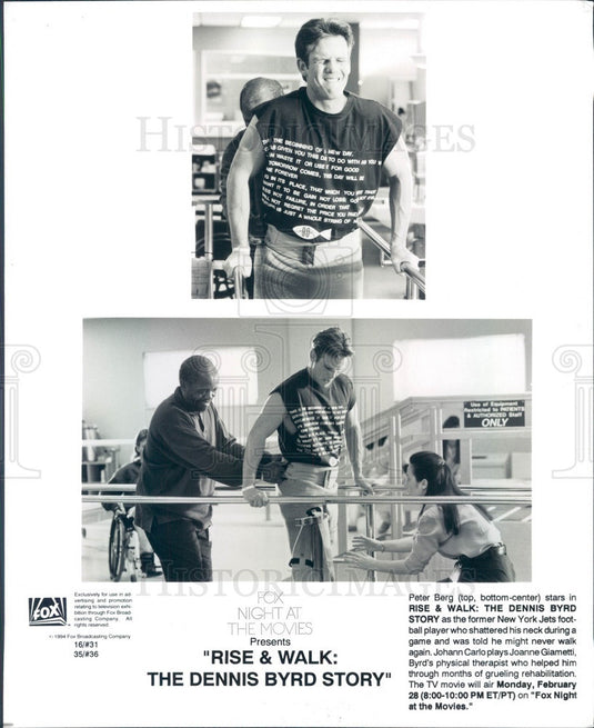 1994 Hollywood Actors Peter Berg & Johann Carlo Press Photo - Historic Images