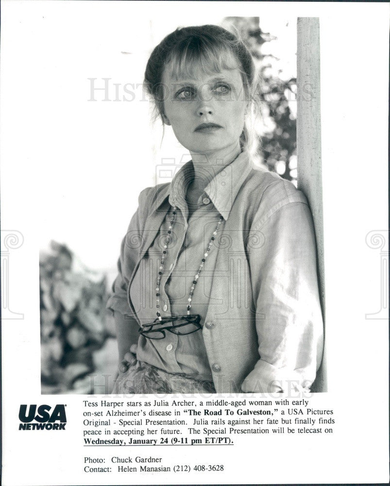 1996 American Hollywood Actress Tess Harper in The Road To Galveston Press Photo - Historic Images