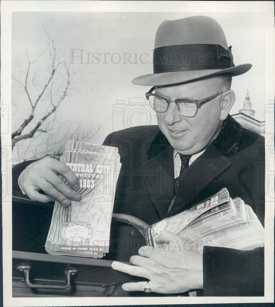 1963 Central City, Colorado Opera House Assn GM Robert Brown Press Photo - Historic Images