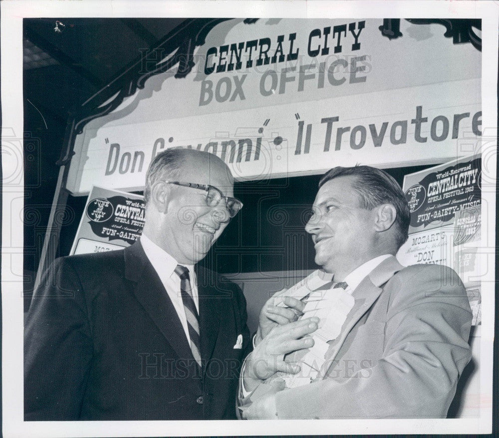 1963 Central City, Colorado Opera House Assn GM Robert Brown Press Photo - Historic Images