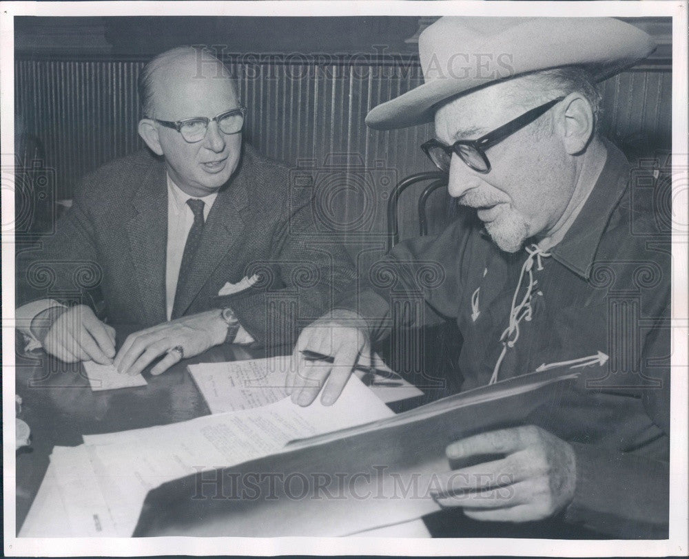 1963 Central City, Colorado Opera House Conductor Emerson Buckley Press Photo - Historic Images