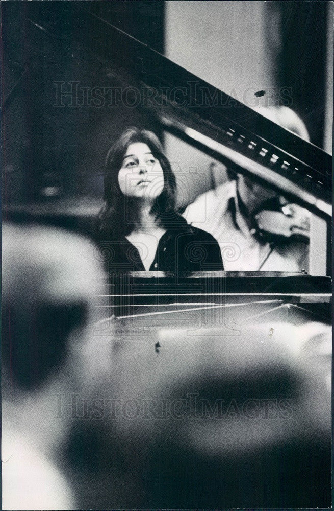1973 Berkeley, CA Pianist Madeline Bruser, Young Artists Competition Press Photo - Historic Images