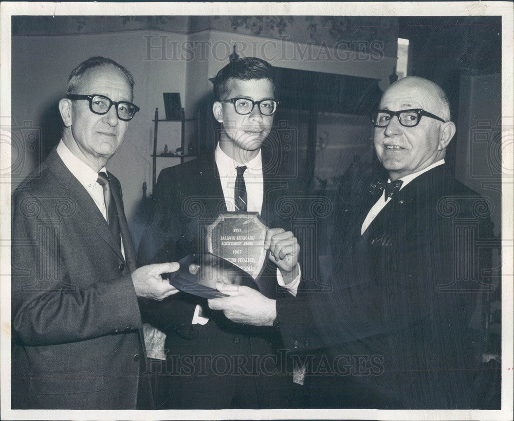 1967 Denver, CO Pianist Darle Bruckman, Baldwin Piano Award Winner Press Photo - Historic Images