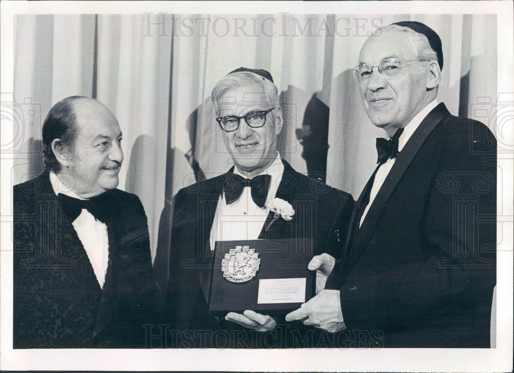 1971 Denver, CO Inter-Mtn Jewish News Man of the Year Max Goldberg Press Photo - Historic Images