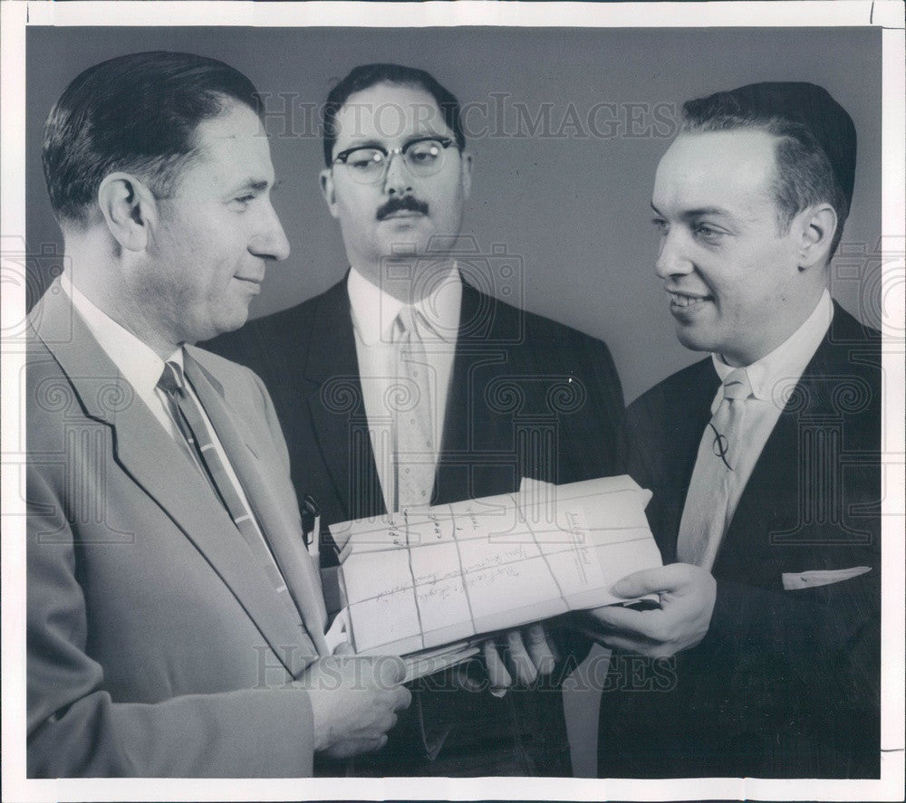 1959 Denver, CO Rabbi Daniel Goldberger of Congregation Beth Joseph Press Photo - Historic Images