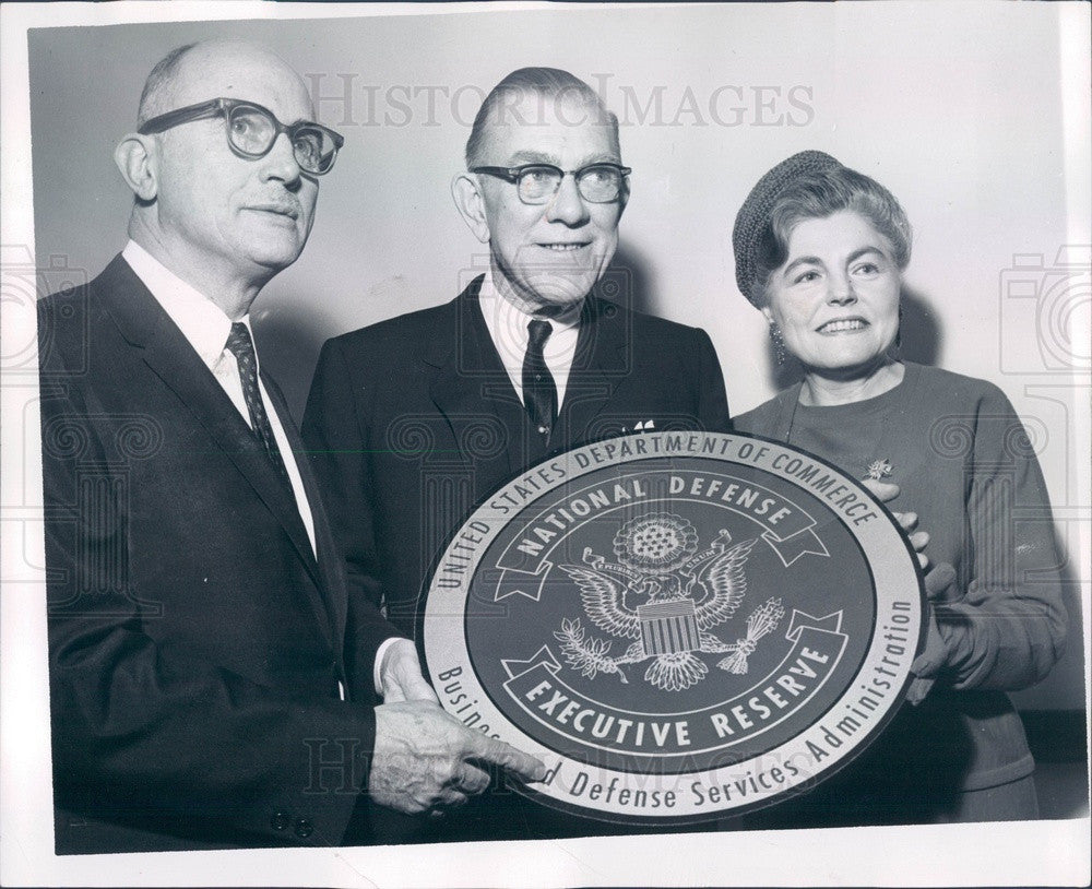 1964 Detroit, MI Frank Alter of Commerce Dept, Ziebart Pres Press Photo - Historic Images