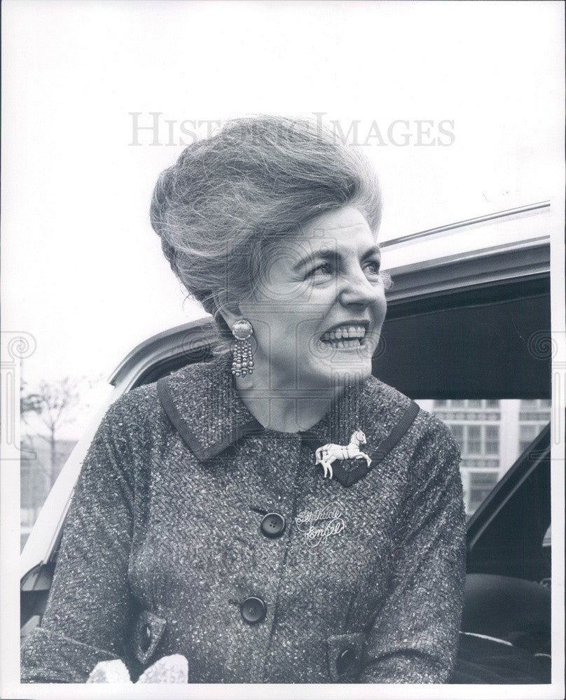 1965 Detroit, Michigan Party Planner Gertrude Engel Press Photo - Historic Images