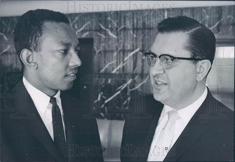 1960 Detroit, Michigan Teamsters Union Counsel William Bufalino Press Photo - Historic Images