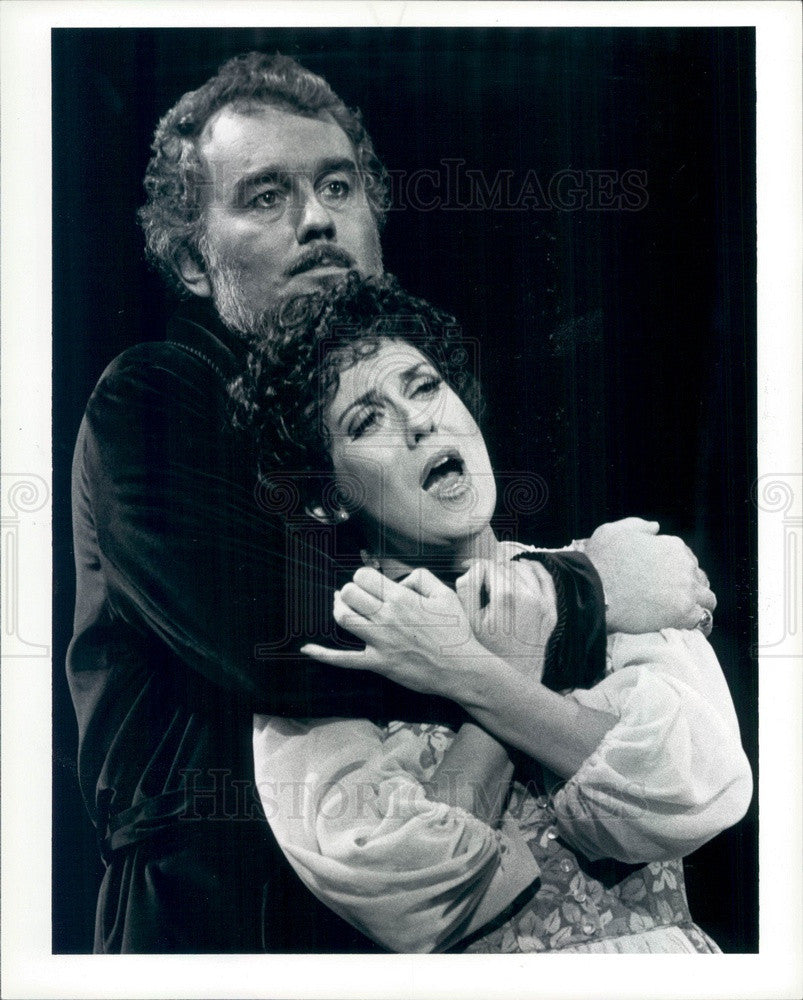 1983 Michigan Opera Theatre Phil Marcus Esser & Judy Kaye Press Photo - Historic Images