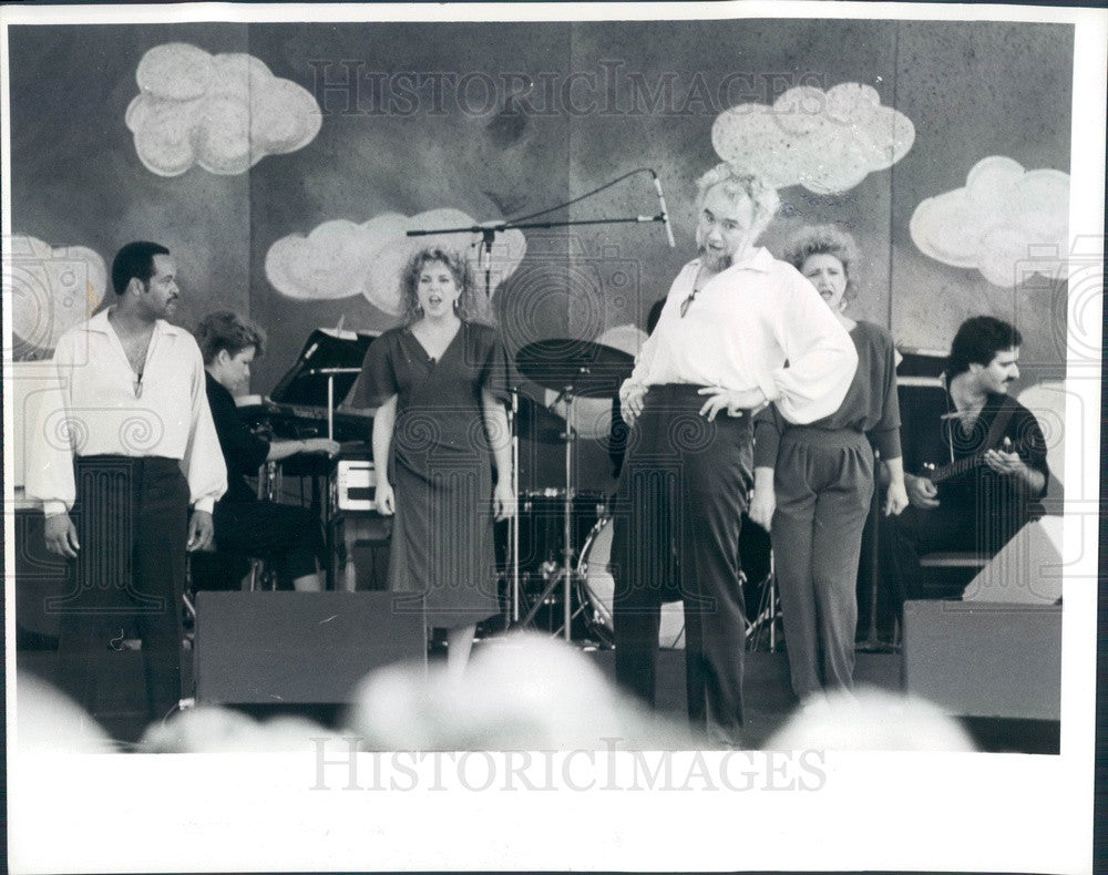 1987 Musicians Phil Marcus Esser, Barbara Bredius, Danny Gerwin Press Photo - Historic Images